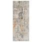 Surya Presidential PDT-2306 3"3" x 8" Blue, Gray and Orange Runner, , large