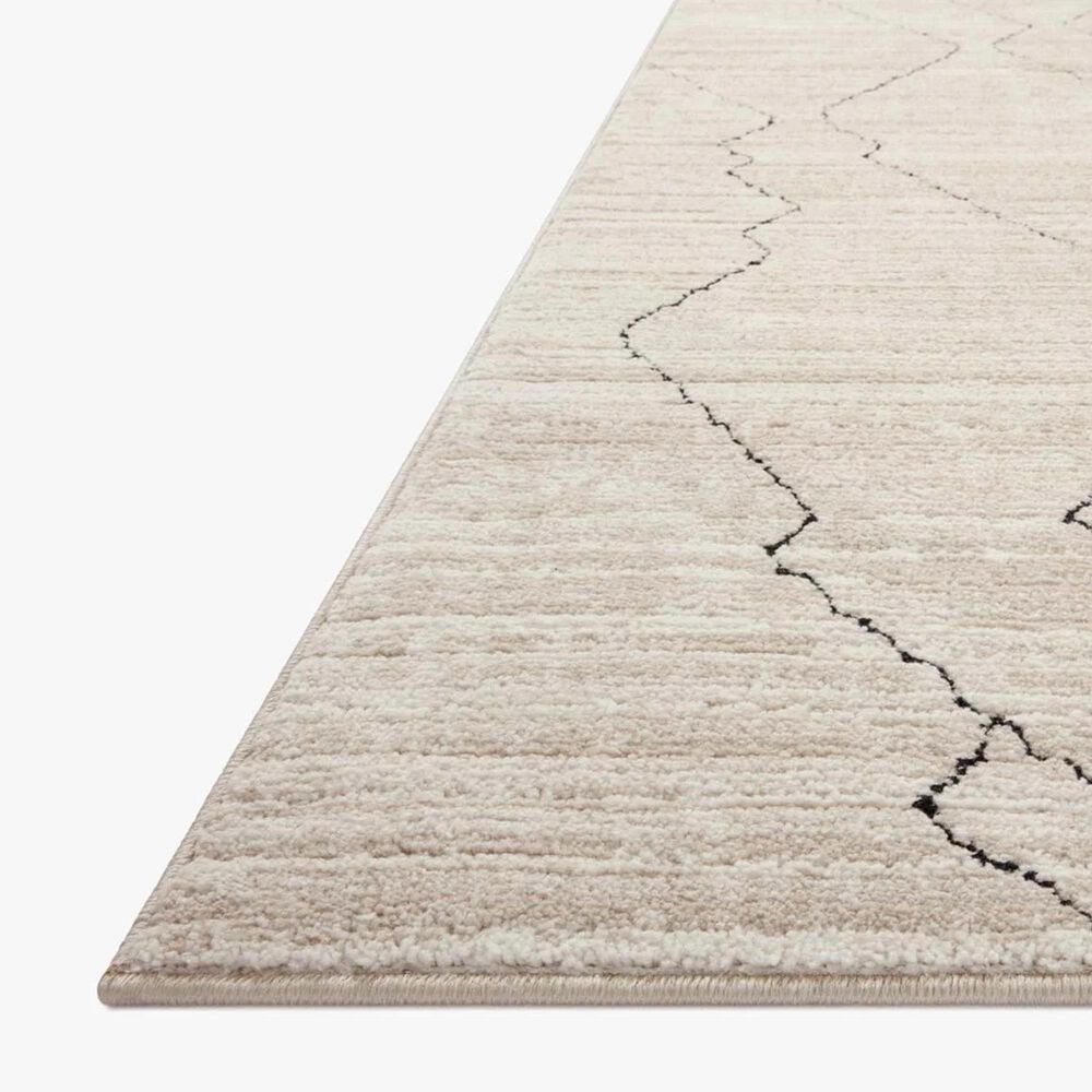 Loloi II Darby 5&#39;3&quot; x 7&#39;6&quot; Sand and Charcoal Area Rug, , large