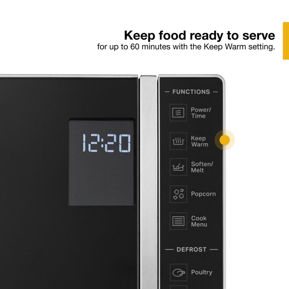Whirlpool 1.1 Cu. Ft. Countertop Microwave in Silver, , large