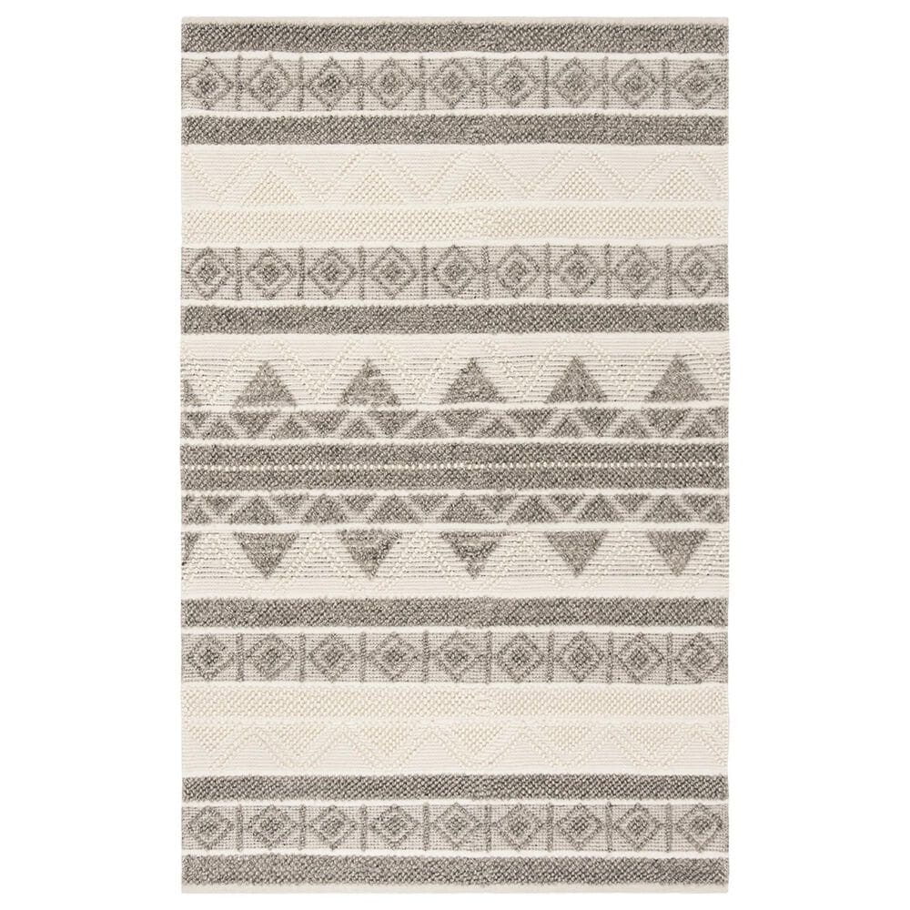 Safavieh Natura 4" x 6" Ivory and Grey Area Rug, , large