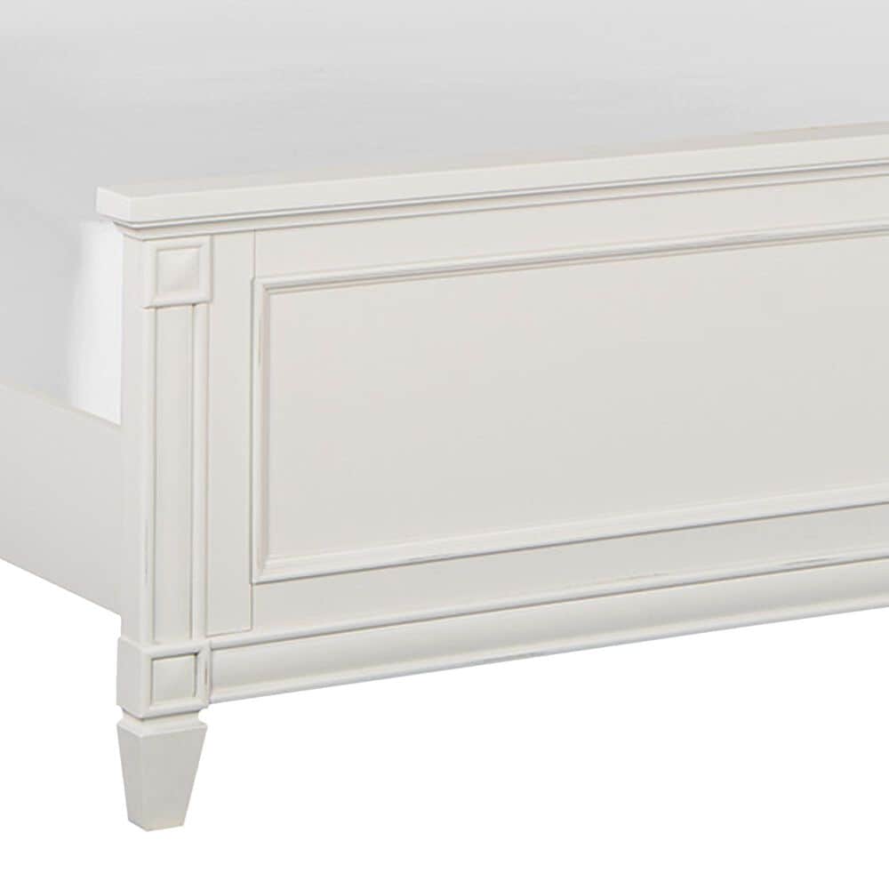 Nicolette Home Willowbrook King Panel Bed in Egg Shell White, , large