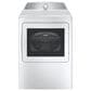 GE Profile 7.4 Cu. Ft. Gas Dryer with Sanitize Cycle and Sensor Dry in White, , large