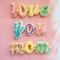 Talisman Designs 26-Piece Designs Script Alphabet Cookie Cutter Set in White, , large