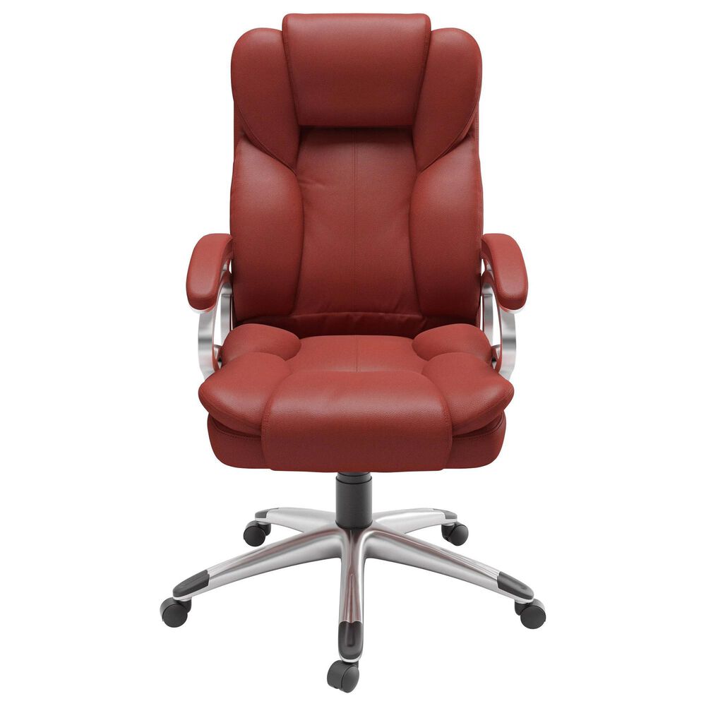 CorLiving Workspace Executive Office Chair in Brick Red, , large