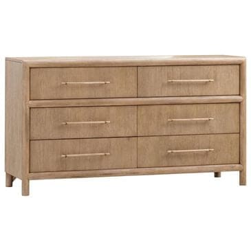 Urban Home Dorsey 6-Drawer Dresser in Granola, , large