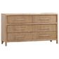 Urban Home Dorsey 6-Drawer Dresser in Granola, , large