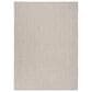 Nourison Horizon HOZ02 Grey 9" x 12" Indoor/Outdoor Area Rug, , large