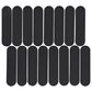 Dal-Tile Artefino Element Charcoal 1.5" x 6" Capsule on 12" x 13" Porcelain Mosaic Sheet, , large