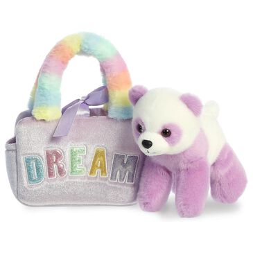 Fancy Pals 6.5" Rainbow Dream Panda Pet Carrier, , large