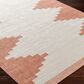 Surya Eagean EAG-2436 Rust, Ivory, Dusty Pink and Dusty Coral 5"3" x 7"7" Indoor/Outdoor Area Rug, , large