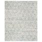 Safavieh Natura NAT712B 8" x 10" Ivory and Blue Area Rug, , large