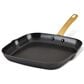 Faber Forged Induction 11" Ceramic Nonstick Square Grill Pan in Black and Gold, , large