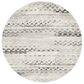 Safavieh Retro RET2136-1180 4" Round Cream and Grey Area Rug, , large