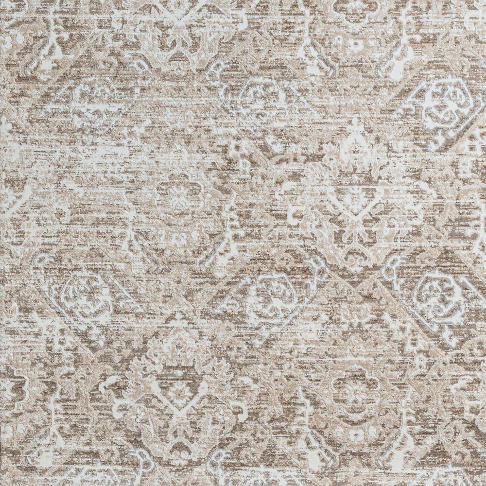 Radici USA Livigno Damask 5&#39;3&quot; x 7&#39;3&quot; Beige Area Rug, , large