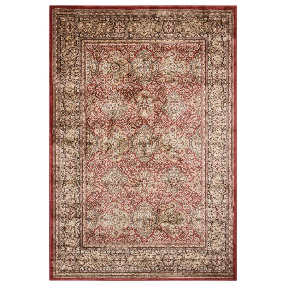 Nourison Ararat ARA04 9'3" x 12'9" Rust Area Rug, , large