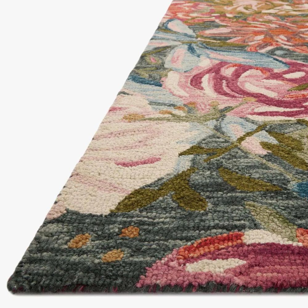 Loloi Belladonna 2&#39; x 5&#39; Lagoon and Multicolor Runner, , large
