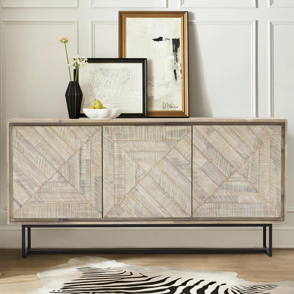 Blue River Peridot Sideboard in Natural Acacia, , large