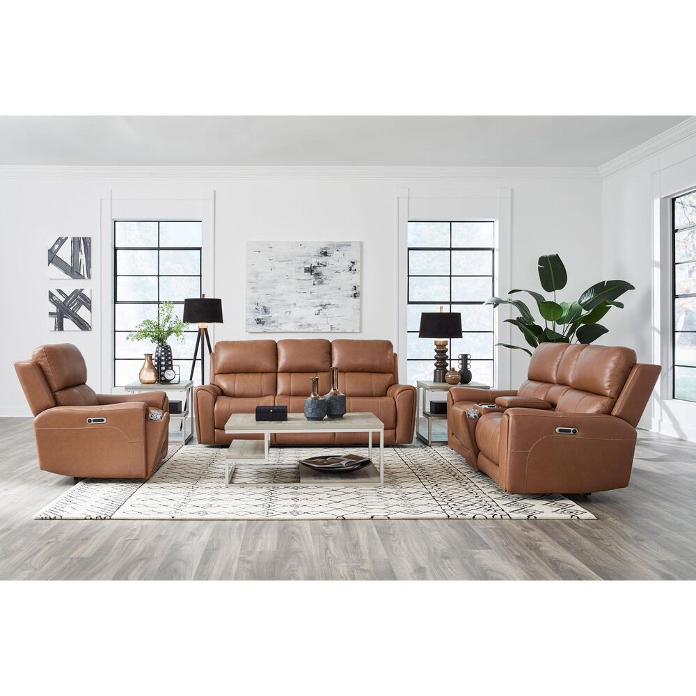 Simeon Collection Hancock Power Recliner in Apple Cider, , large