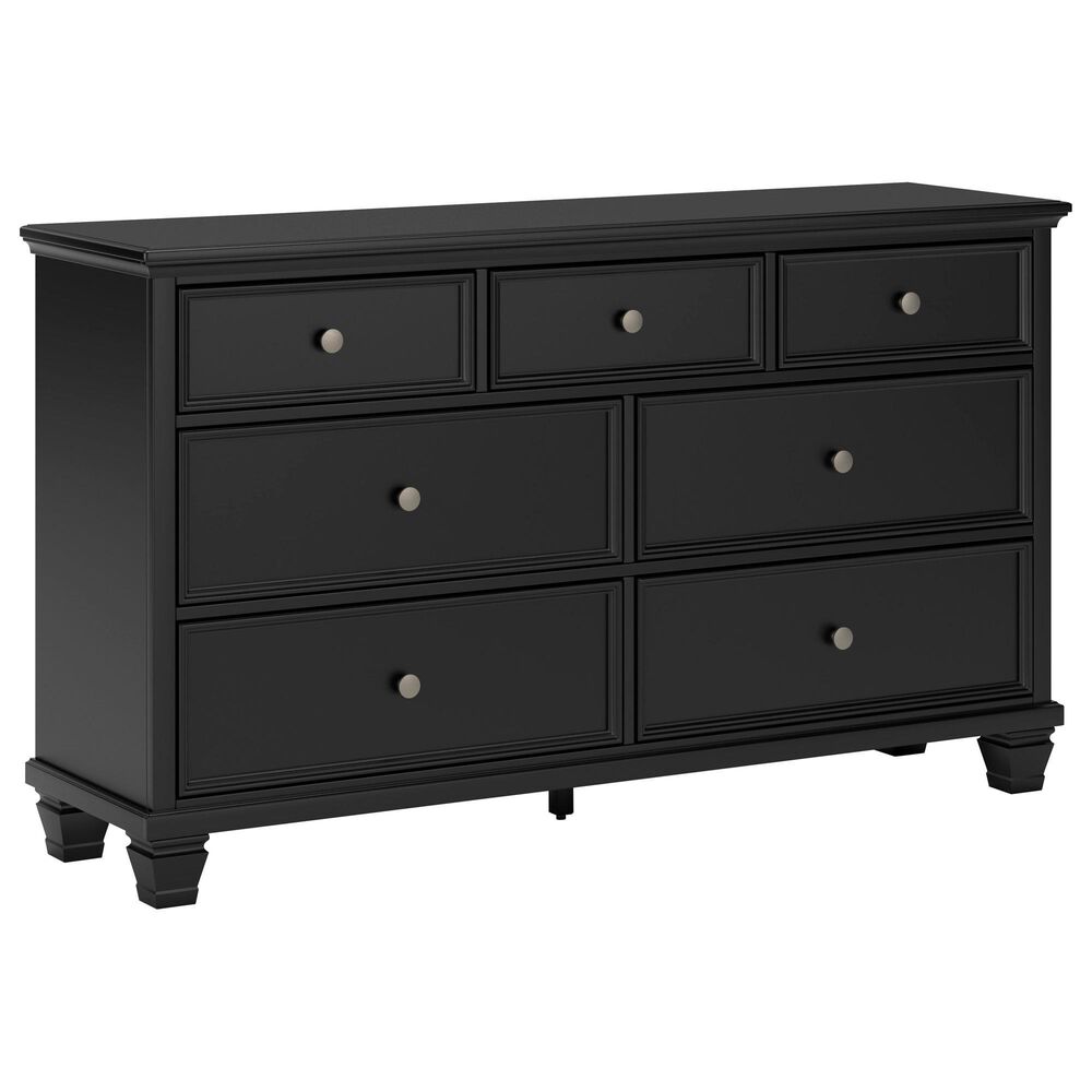 Ashley Lanolee 3-Piece Cal King Panel Bed Set in Black, , large