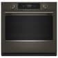 KitchenAid 2-Piece Kitchen Package with Black Ore 30" Smart Single Wall Oven and Stainless Steel 36" Gas Cooktop, , large