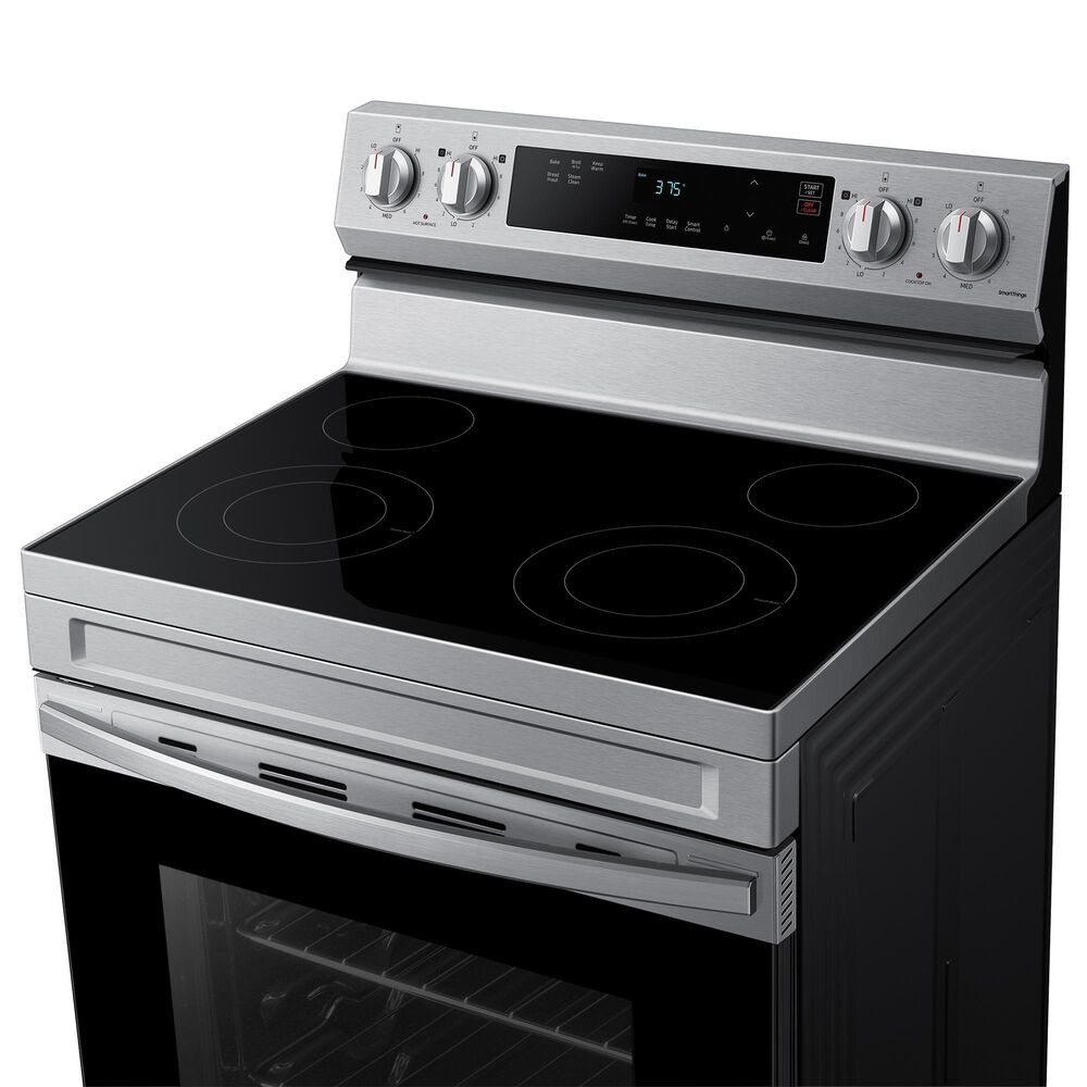 Samsung 6.3 Cu. Ft. Freestanding Electric Range with 4 Burners in Stainless Steel, , large