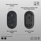 Logitech M340 Wireless Mouse in Speckles, , large