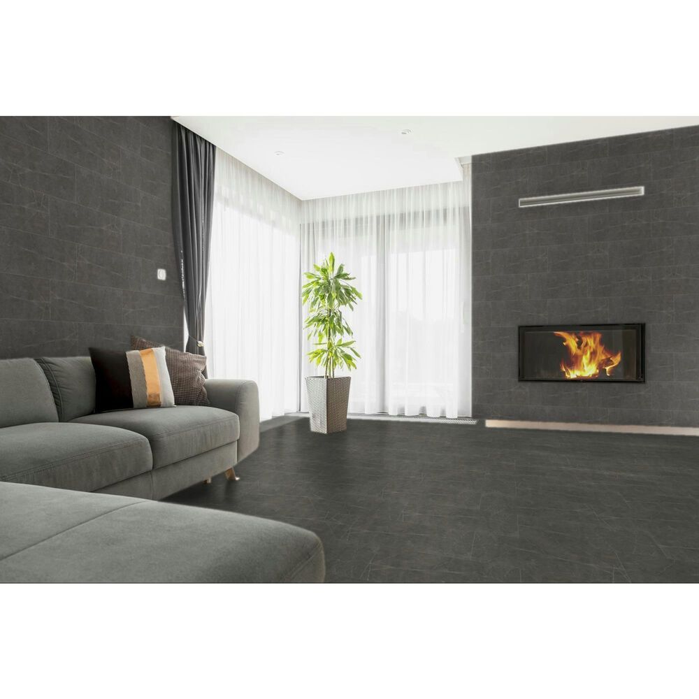 Emser Sterlina II Asphalt 12&quot; x 24&quot;Polished Tile, , large