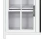 Endress International Hampton 74" Fireplace TV Console in Barnwood and Jasmin White, , large