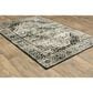 Oriental Weavers Georgia Medallion 429G0 5"3" x 7"3" Gray and Black Area Rug, , large