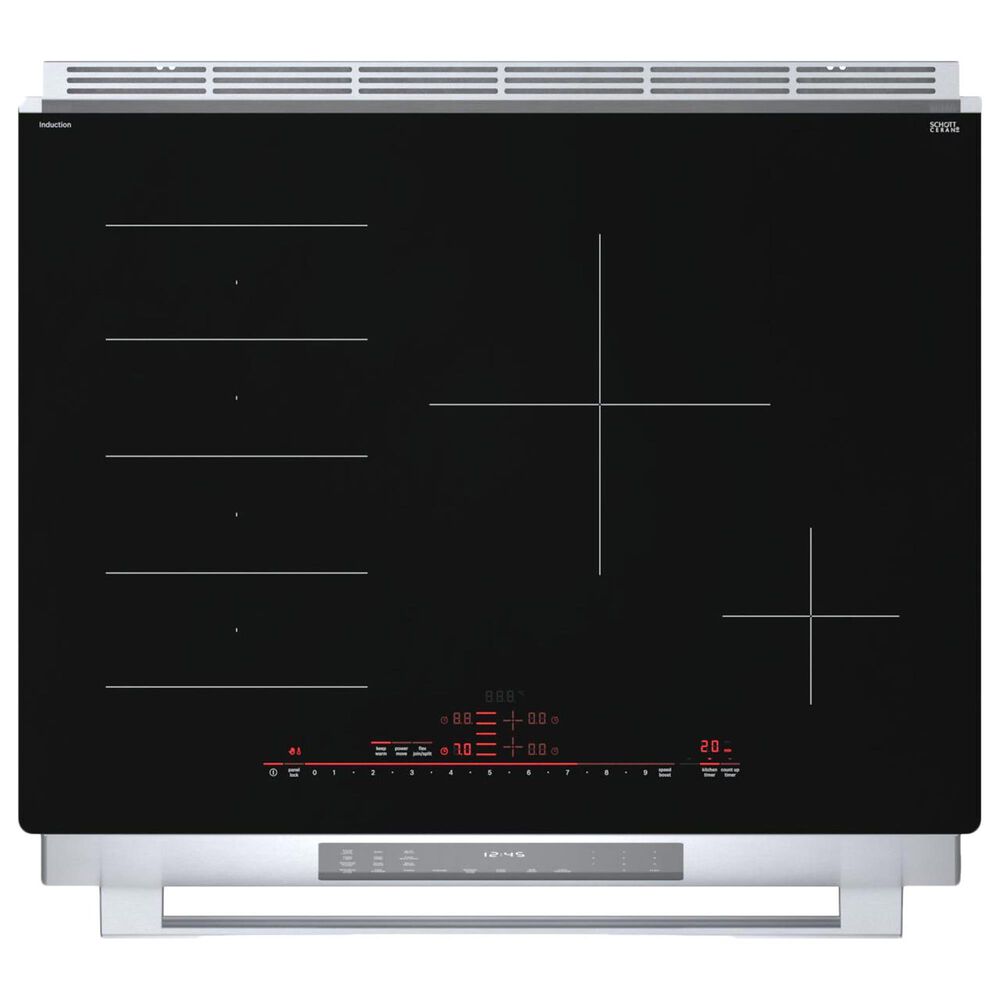 Bosch Benchmark 30&quot; Slide-in Electric Induction Range in Stainless Steel, , large