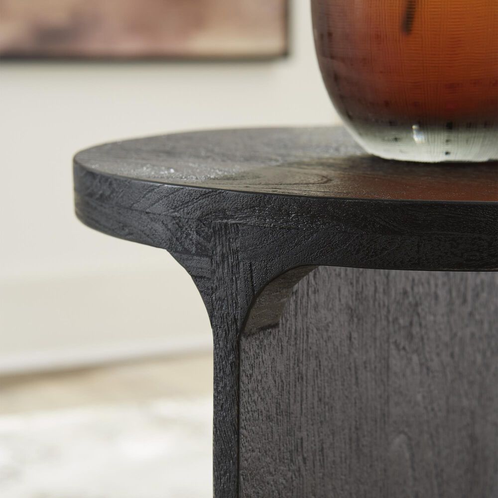 Ashley Adderley End Table in Black, , large