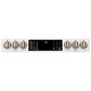 Cafe 30" Slide-In Gas Double Oven with Convection Range in Matte White with Brushed Bronze Handle, , large