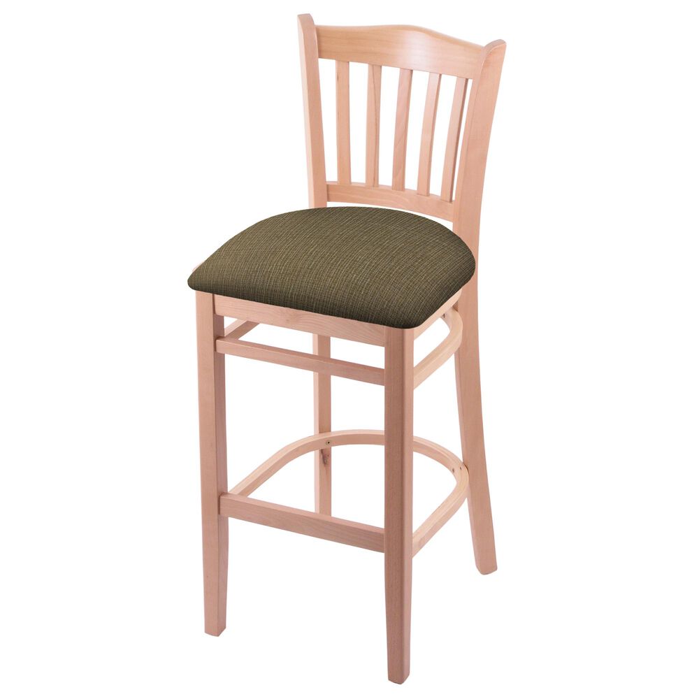 Holland Bar Stool 3120 30" Bar Stool with Natural Finish and Graph Cork Seat, , large