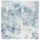 Safavieh Aston 6"7" Square Ivory and Blue Area Rug, , large