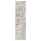 Surya Dresden DRE-2320 White, Medium Gray, Light Slate, Gray, Denim and Mustard 2"7" x 7"3" Runner, , large