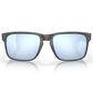 Oakley Men"s Sunglasses with Prizm Sapphire Polarized Lenses in Woodgrain, , large