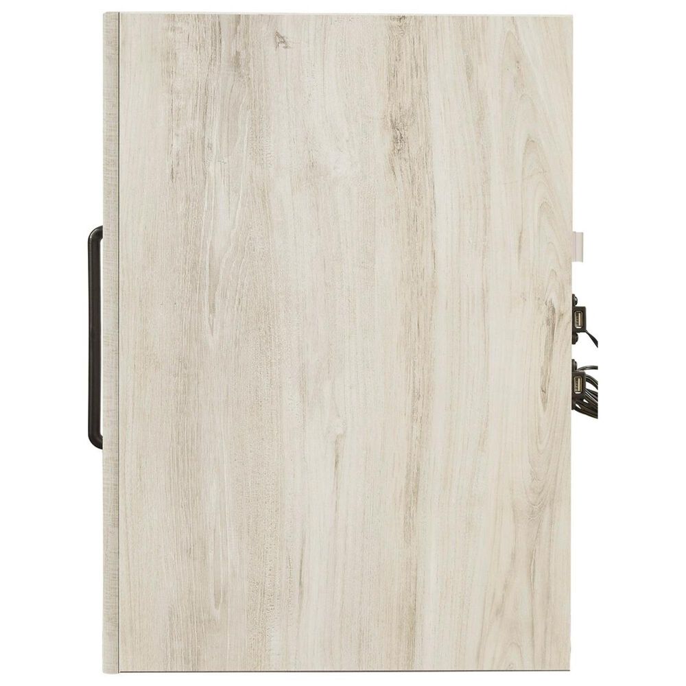 Ashley Cambeck 2 Drawer Nightstand in Whitewash with USB Ports, , large