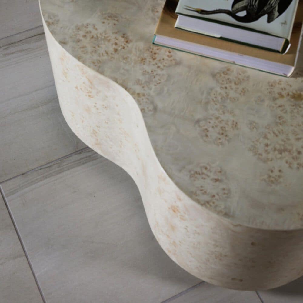 Artistica Metal Designs Baronet Cocktail Table in Antiqued White, , large