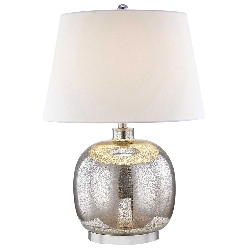Sagebrook Home 28" Ceramic Table Lamp in Silver with Shade, , large