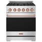 Thor Kitchen Gordon Ramsay 4.6 Cu. Ft. Professional Gas Range with Rose Gold Handle Kit in Stainless Steel, , large