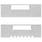 Halo Grills Griddle Grease-Trap Gates in Silver, , large
