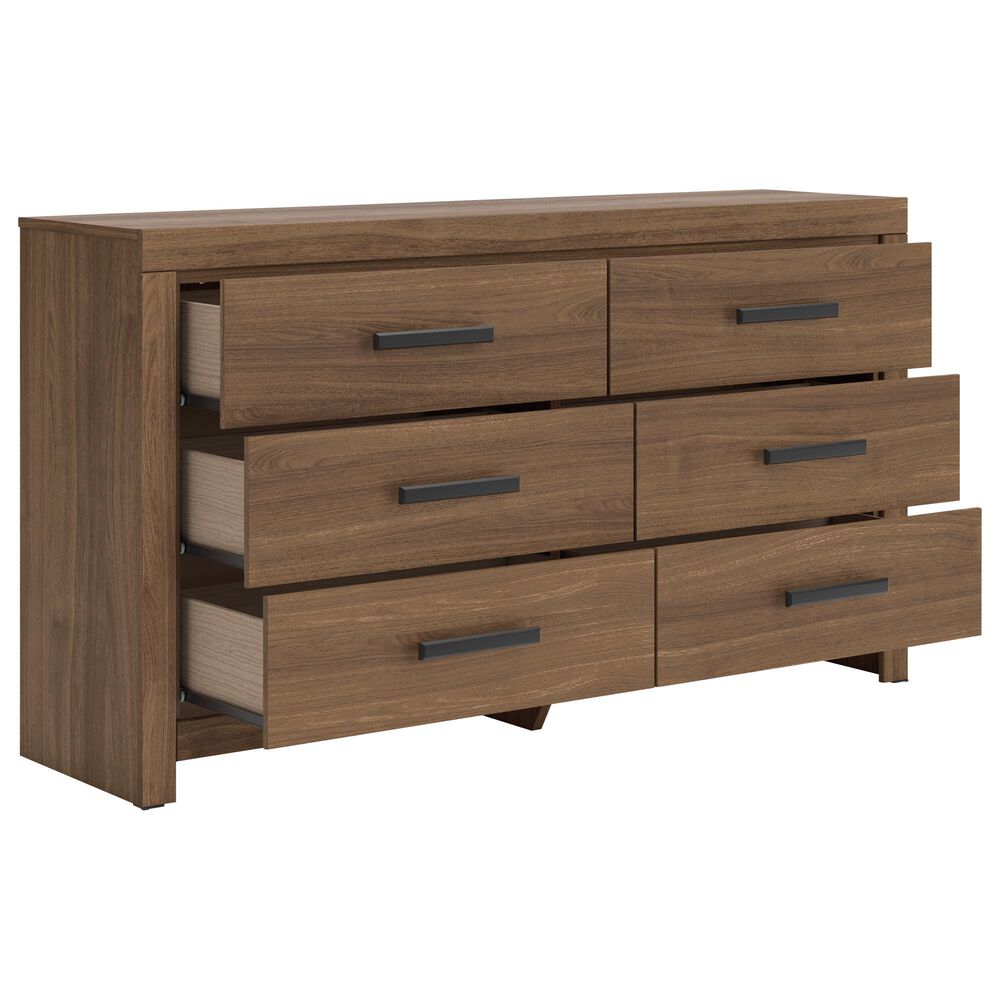 Ashley Broachmyn Twin Bed with Dresser, Chest, and Nightstand in Warm Auburn, , large