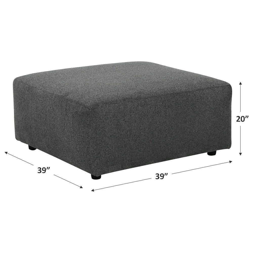 Ashley Edenfield Oversized Accent Ottoman in Charcoal, , large