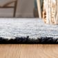Safavieh Micro-Loop 2"3" x 9" Dark Blue and Ivory Runner, , large