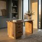 Arista Wood 60" Executive Desk in Double Time, , large