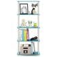HOMLUX 5-Tier Display Rack in Light Blue and White, , large