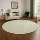 Dalyn Rug Company The Reserve TR10 Celery 8" Round Indoor/Outdoor Area Rug, , large