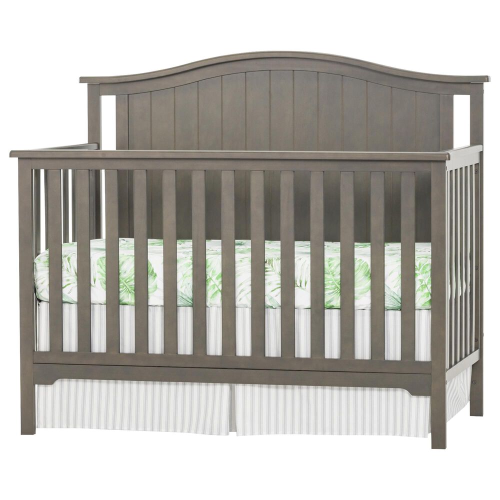 Foundations Worldwide Hampton 2 Piece Arch Top Nursery Set in Dapper Gray, , large