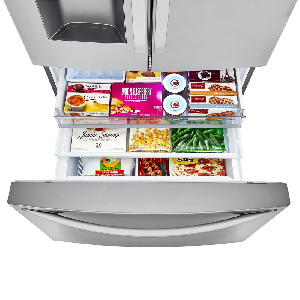 LG 24 Cu. Ft. Counter-Depth French Door Refrigerator with Craft Ice in PrintProof Stainless Steel, , large
