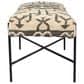 LR Home Barkely Accent Bench in Black, , large